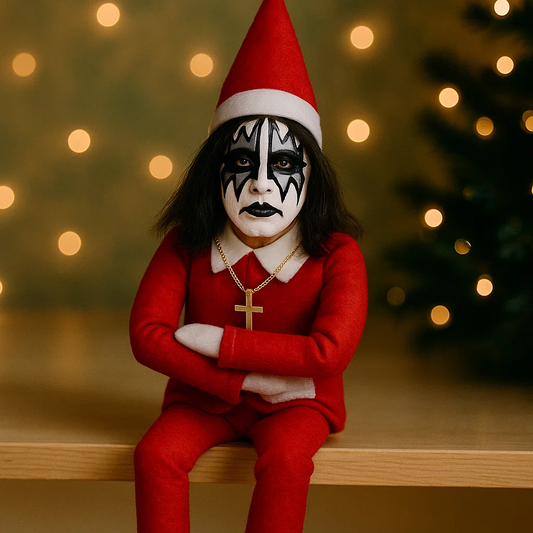 KISS Christmas Elf Doll