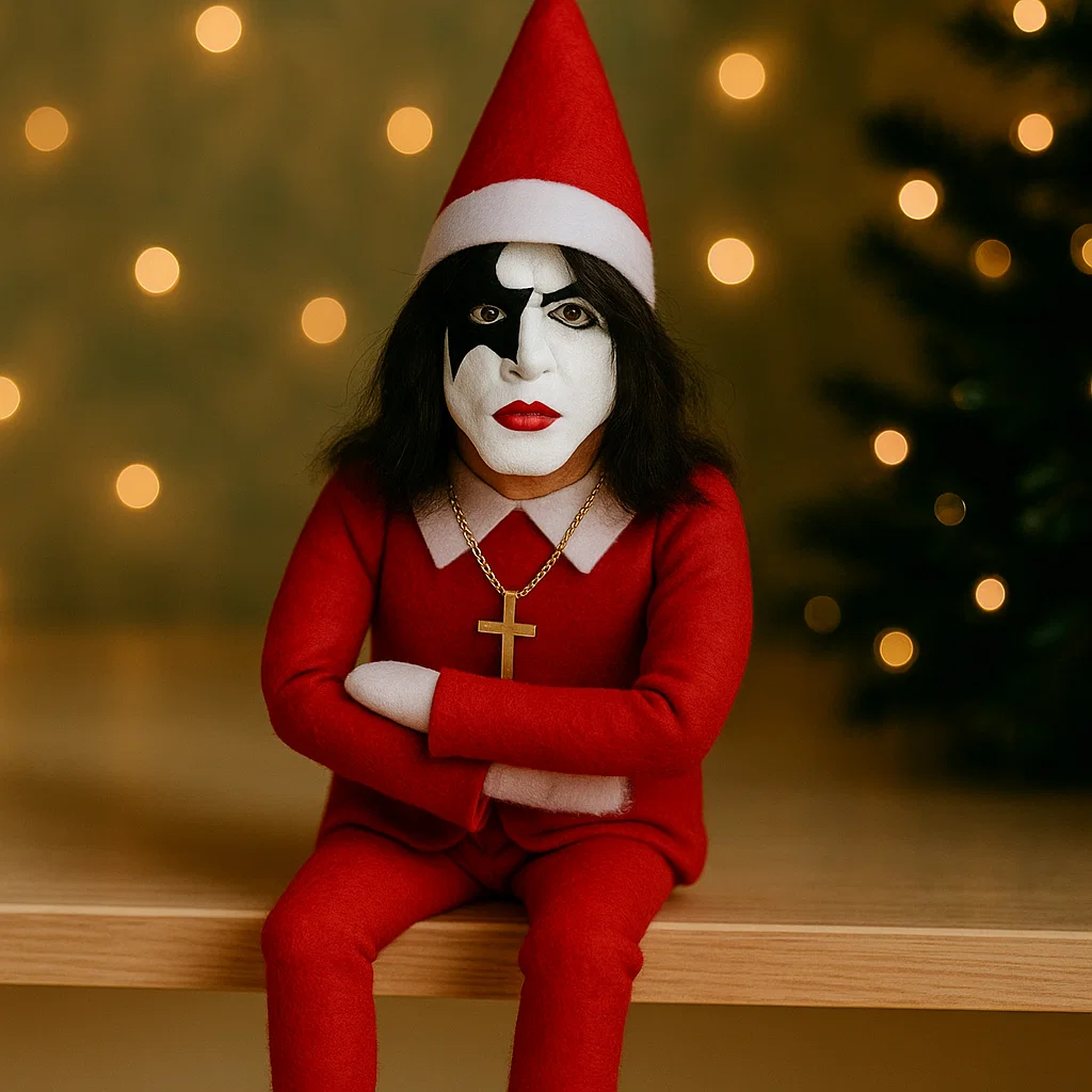 KISS Christmas Elf Doll